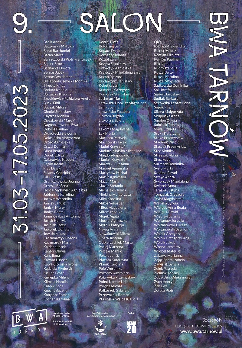 plakat IX Salon BWA Tarnów